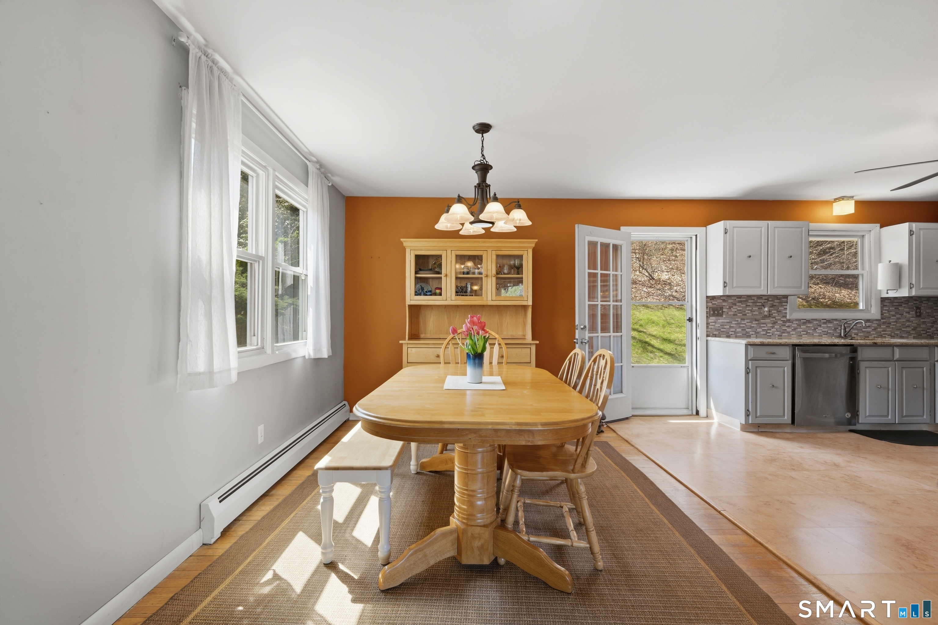 114 Beacon Valley Road Beacon Falls, CT 06403 - Photo 12 of 38 a view of a dining room with furniture window and wooden floor