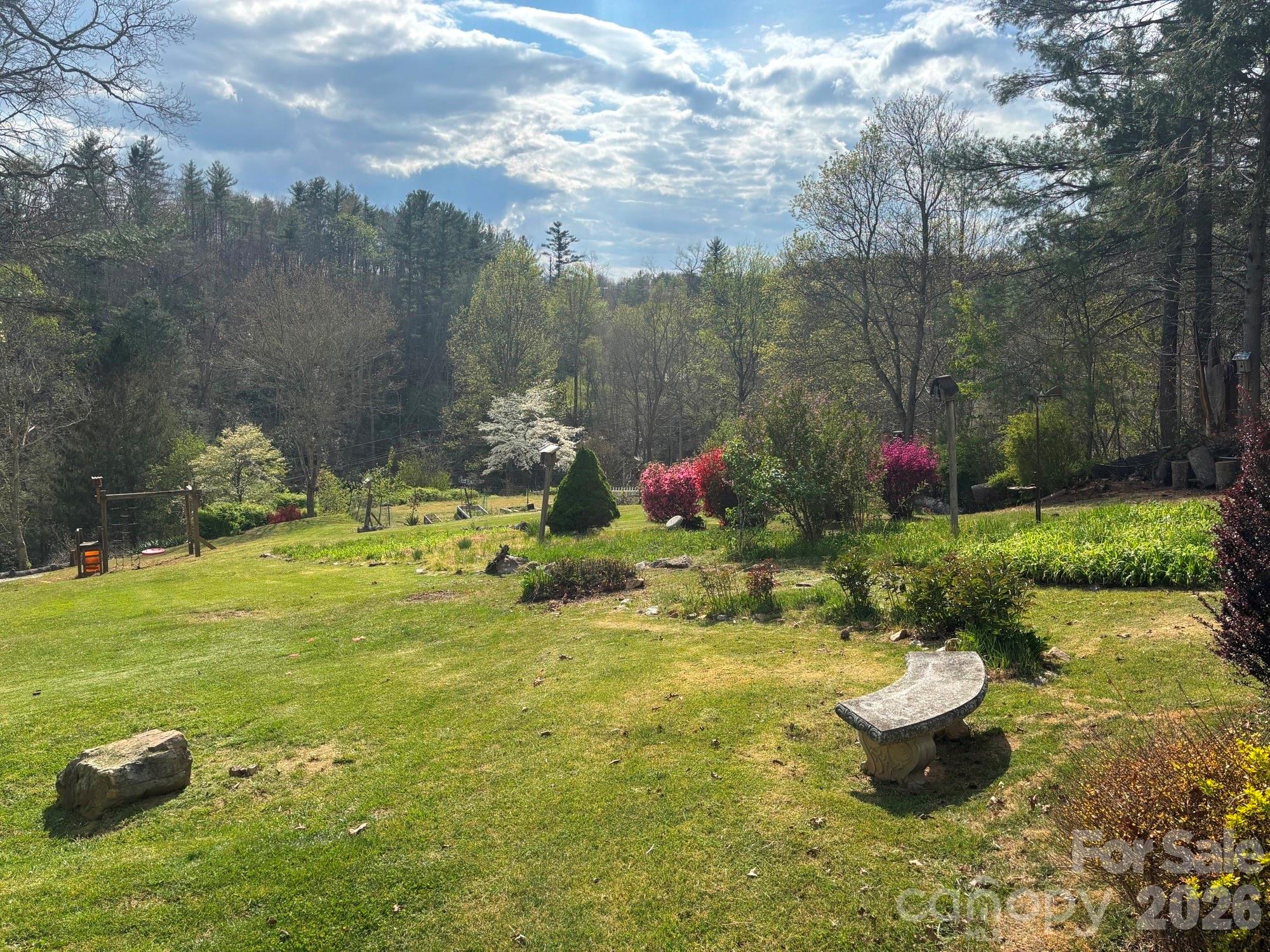 493 Franklintown Road Spruce Pine, NC 28777 - Photo 21 of 27 a view of a garden with plants