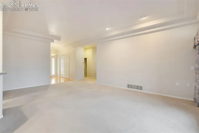 a view of empty room