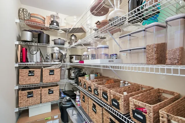 a view of a swimming pool with an outdoor space and seating area