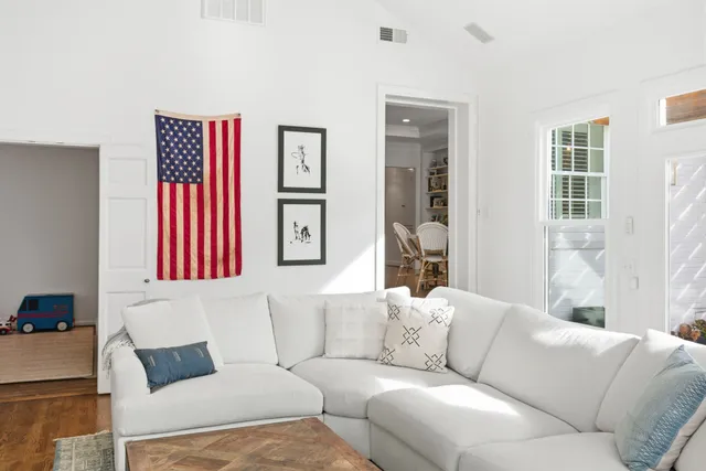 a view of a balcony with an ocean view