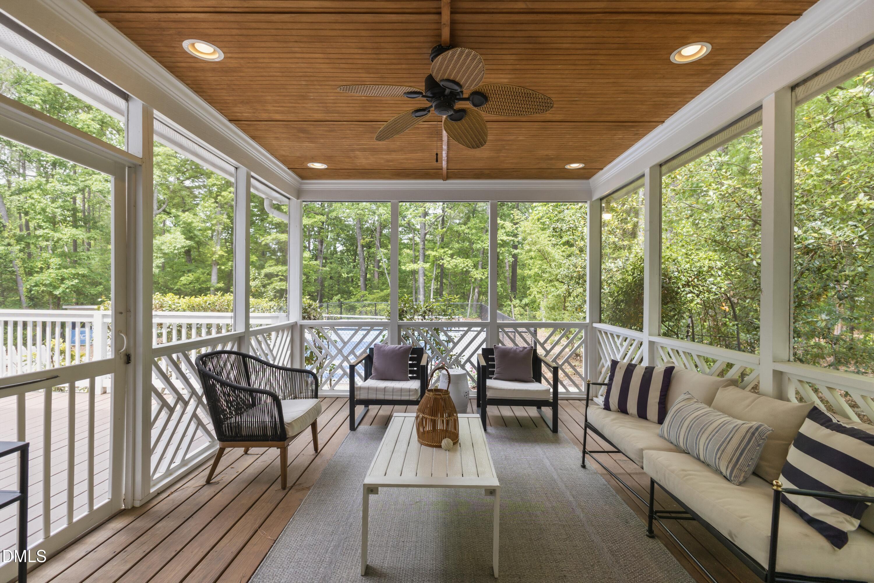 3606 Old Chapel Hill Road Durham, NC 27707 - Photo 15 of 57 Screened-In Patio