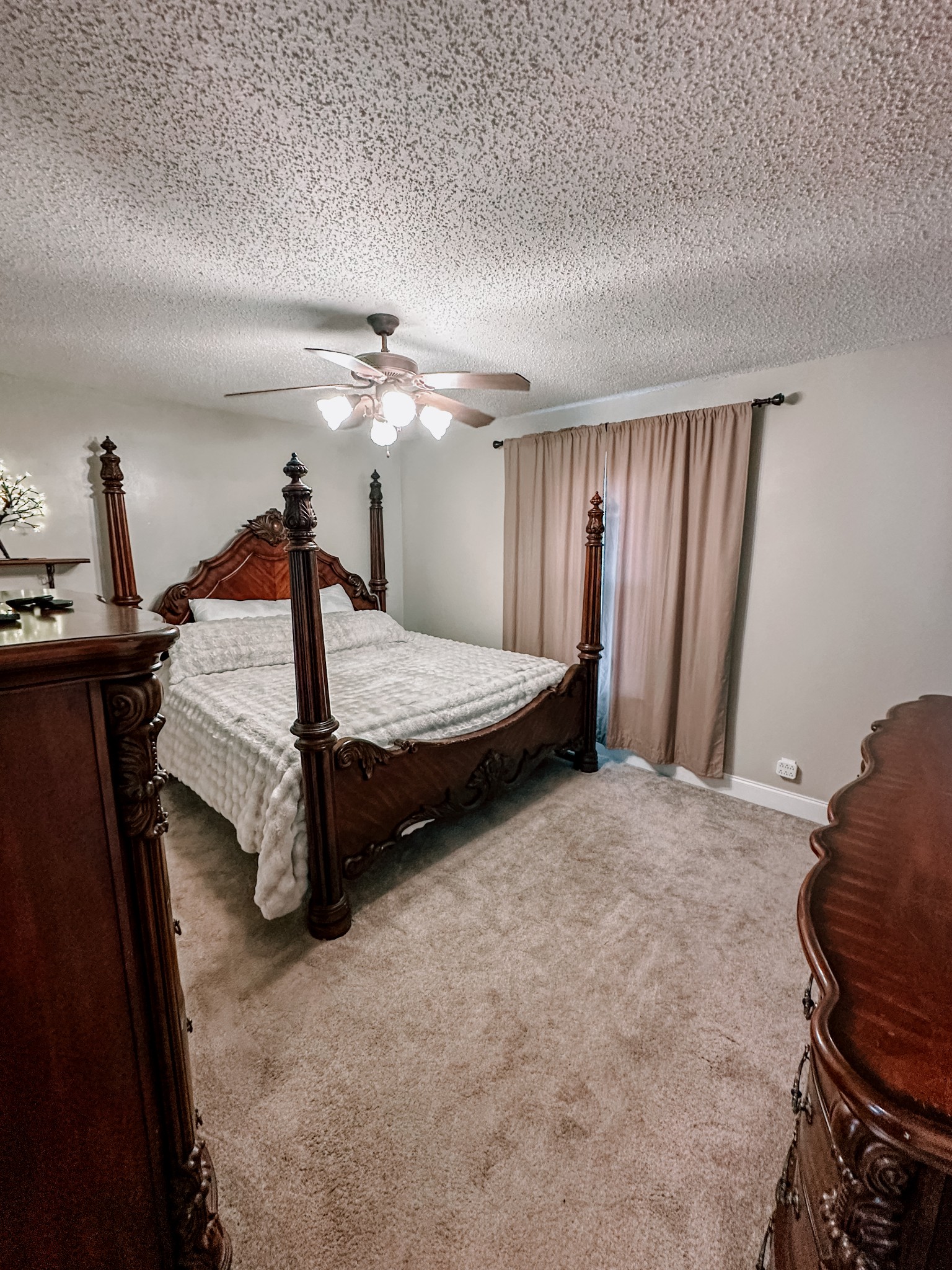 5124 East Calgary Murfreesboro, TN 37129 - Photo 10 of 32 a bedroom with a bed and ceiling fan