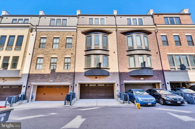 a view of a car park in front of a building