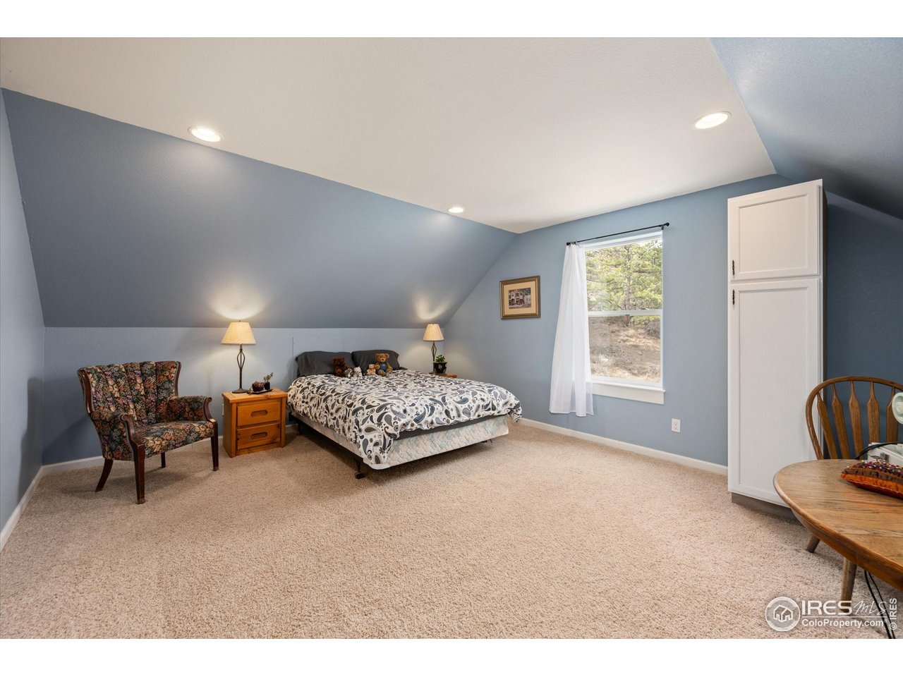 229 Rustic Road Bellvue, CO 80512 - Photo 39 of 50 a bedroom with furniture and a window