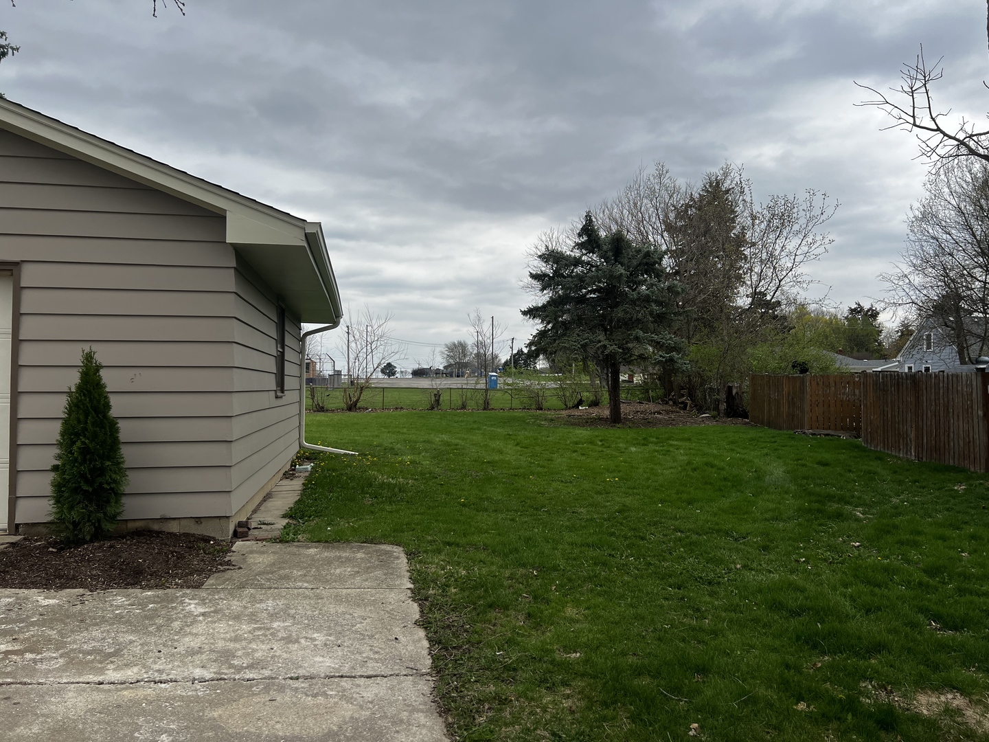 281 Chicago Road Oswego, IL 60543 - Photo 3 of 16 a backyard of a house with plants and large tree