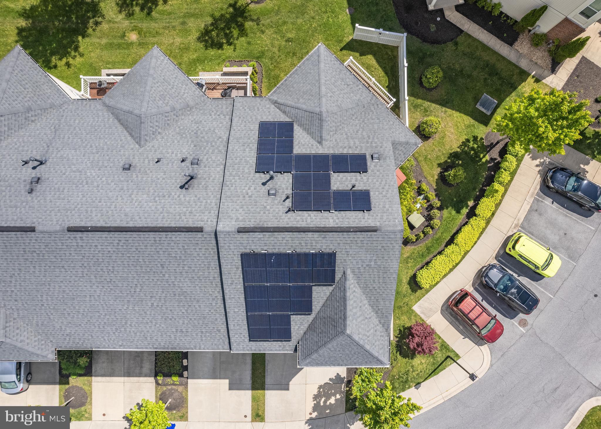 9830 Garden Ranges Laurel, MD 20723 - Photo 19 of 34 an aerial view of a house with a swimming pool
