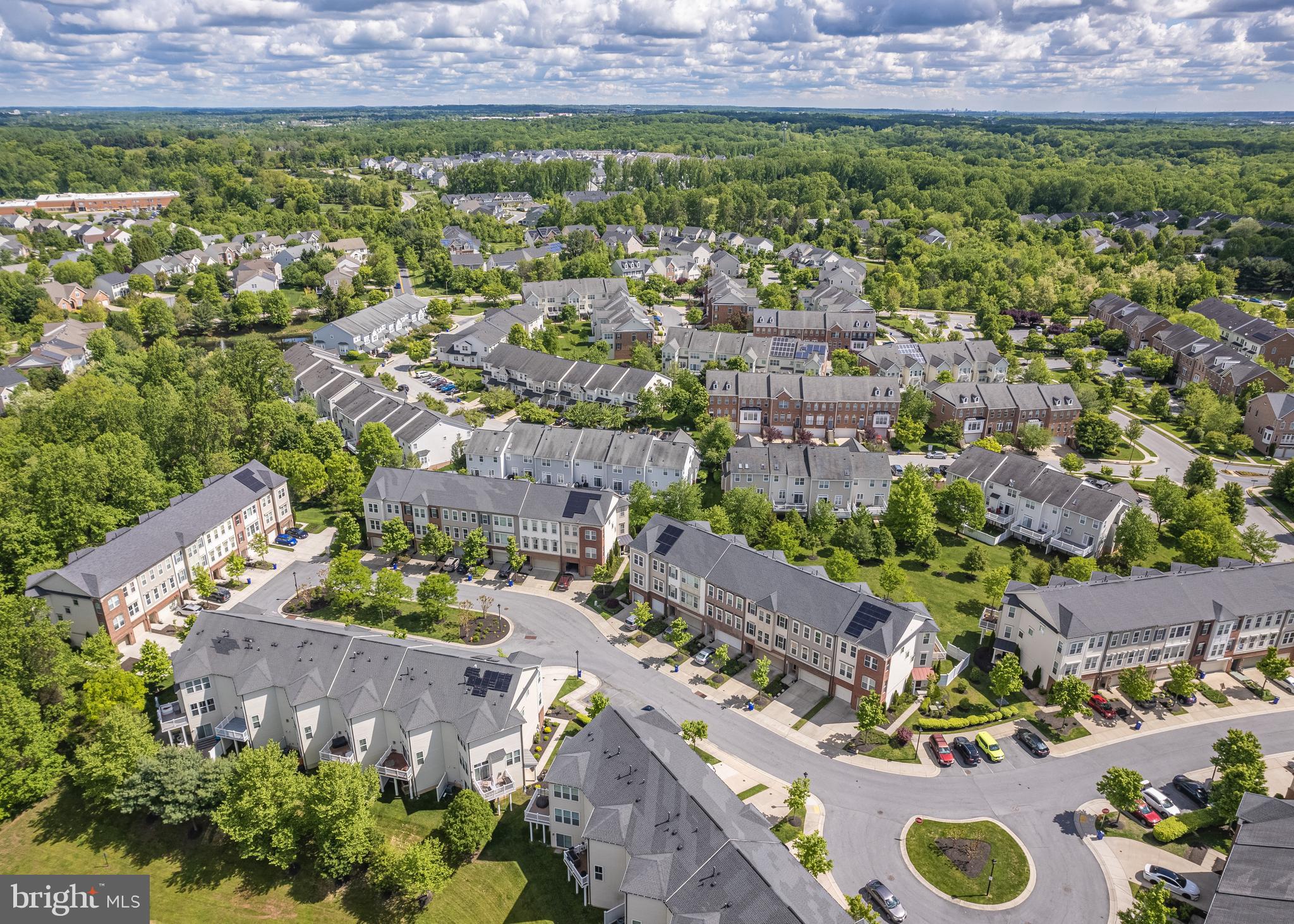 9830 Garden Ranges Laurel, MD 20723 - Photo 21 of 34 an aerial view of residential house with outdoor space and seating area