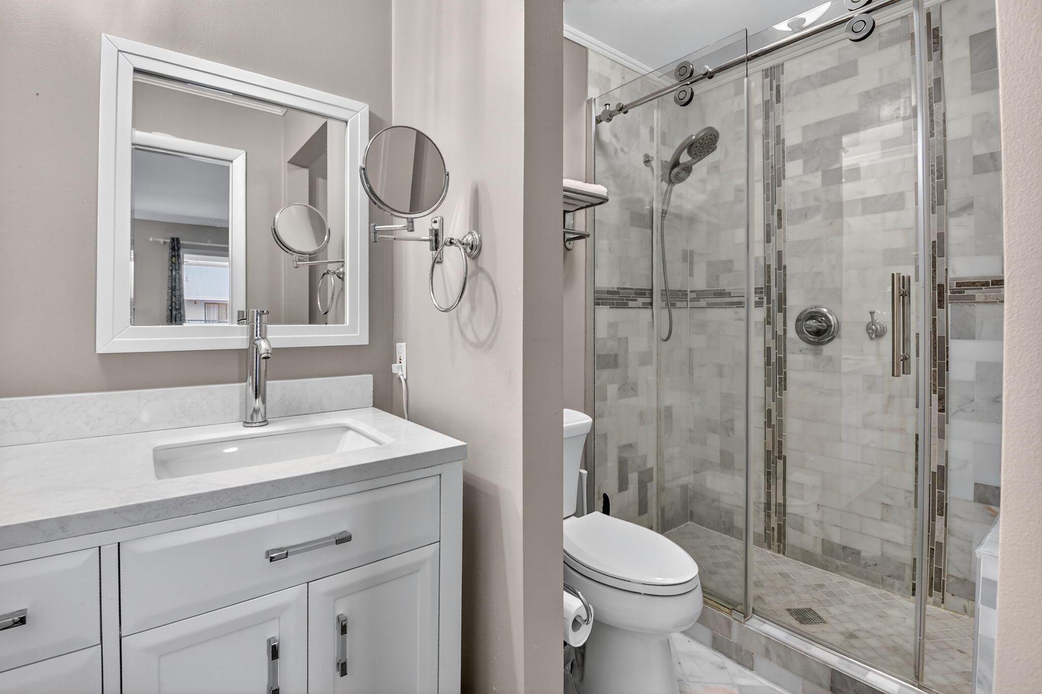 732 Rider Road Boynton Beach, FL 33435 - Photo 38 of 66 a bathroom with a sink a toilet and shower