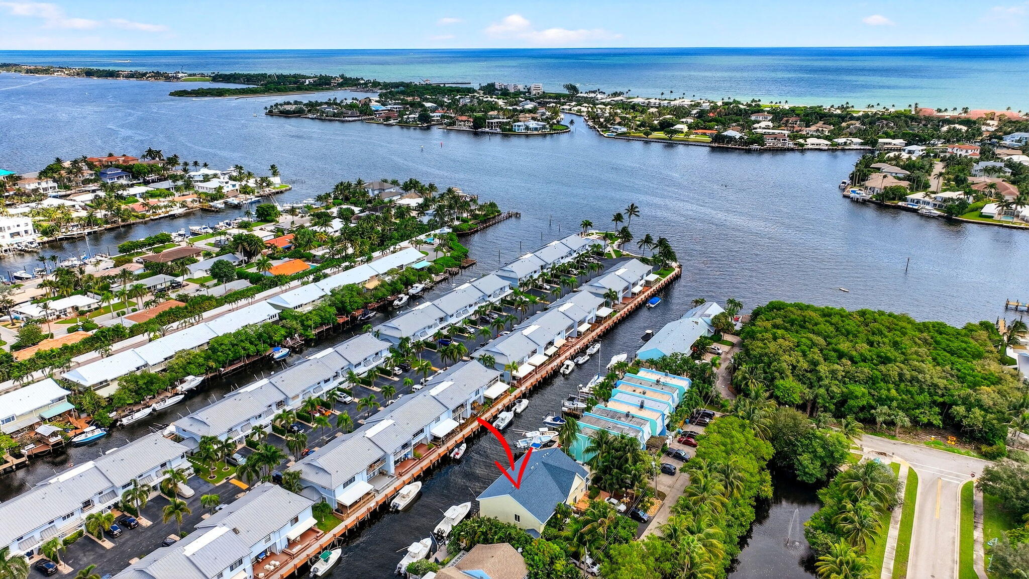 732 Rider Road Boynton Beach, FL 33435 - Photo 52 of 66 an aerial view of a city and lake view