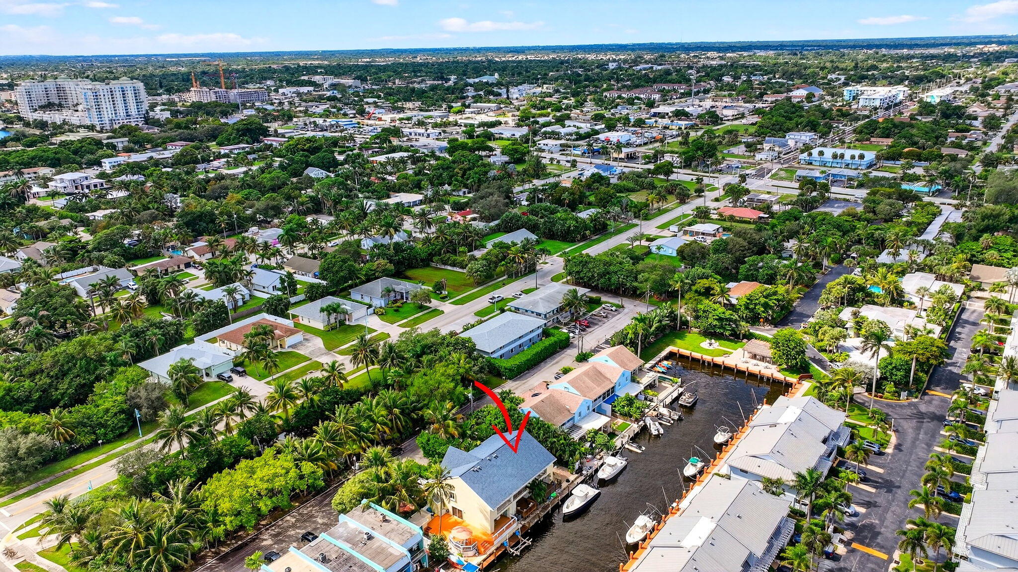 732 Rider Road Boynton Beach, FL 33435 - Photo 57 of 66 an aerial view of multiple house
