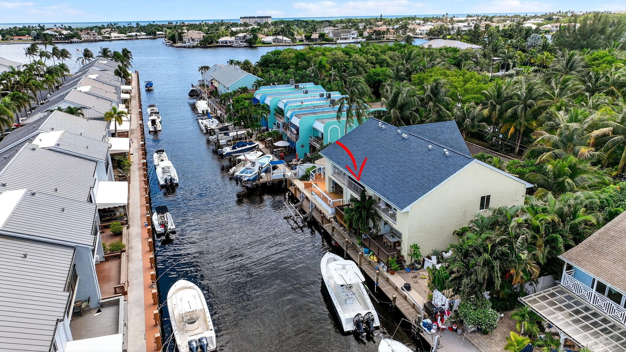 732 Rider Road Boynton Beach, FL 33435 - Photo 60 of 66 an aerial view of multiple houses with yard