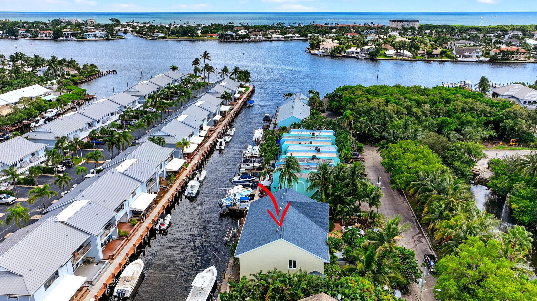 732 Rider Road Boynton Beach, FL 33435 - Photo 66 of 66 an aerial view of a house with outdoor space and lake view