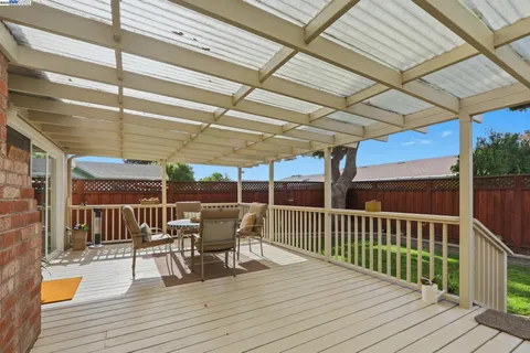 a view of a roof deck