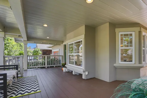 a view of outdoor space with deck