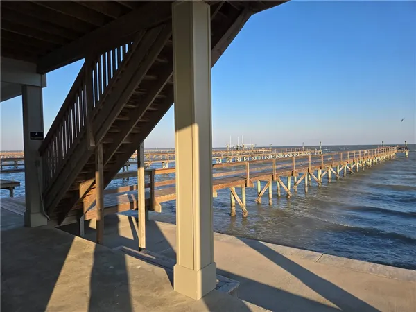 a view of an ocean from a balcony
