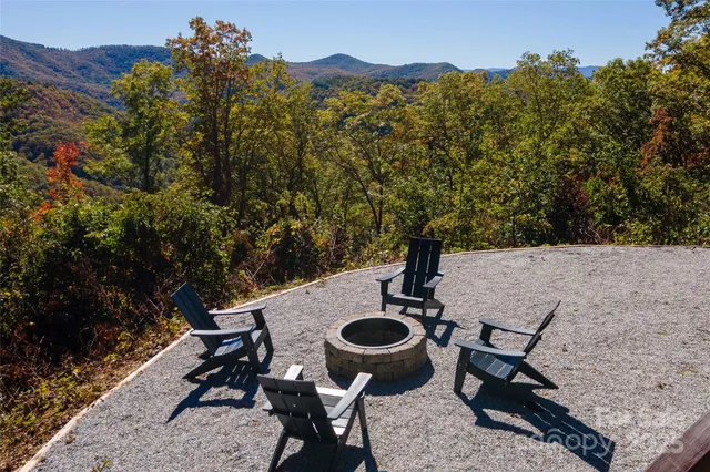 a view of a backyard with plants