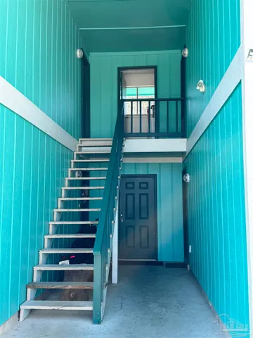 a view of outdoor space and deck