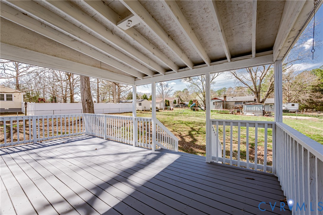 15412 Exter Mill Road Chesterfield, VA 23838 - Photo 19 of 60 Wooden deck with a residential view