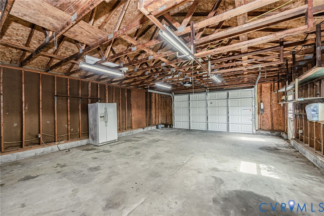 15412 Exter Mill Road Chesterfield, VA 23838 - Photo 60 of 60 Garage featuring white refrigerator with ice dispe