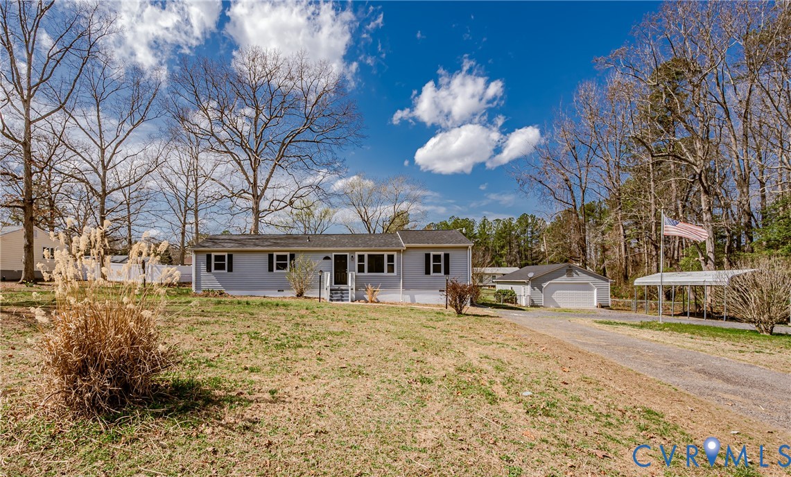 15412 Exter Mill Road Chesterfield, VA 23838 - Photo 10 of 60 Ranch-style house featuring a garage, entry steps,