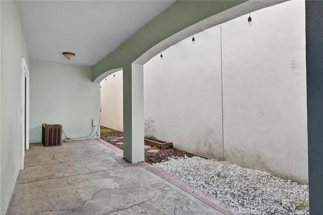 a view of front door