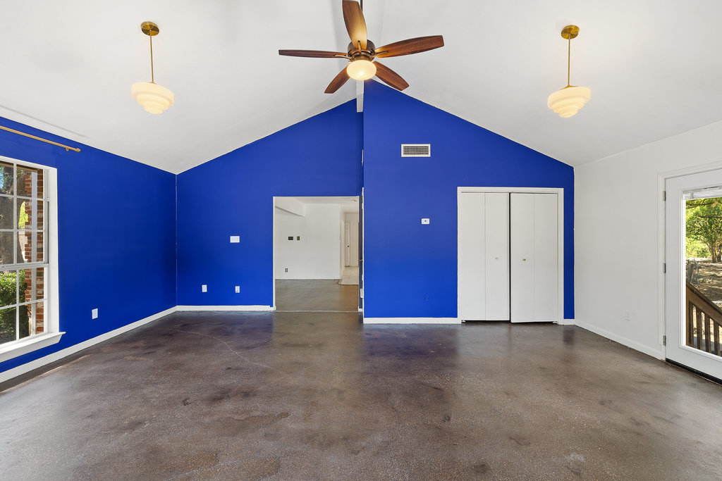 2412 Jones Road Austin, TX 78745 - Photo 25 of 40 a view of a room with a ceiling fan and window