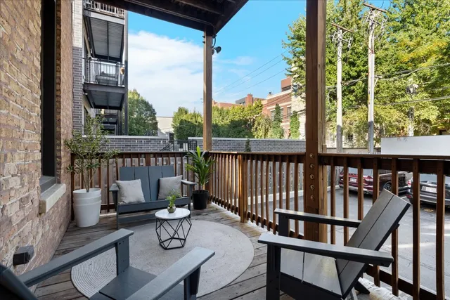 a view of balcony and patio