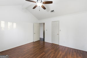 523 North Shore Road Lithonia, GA 30058 - Photo 15 of 26 a view of an empty room with wooden floor