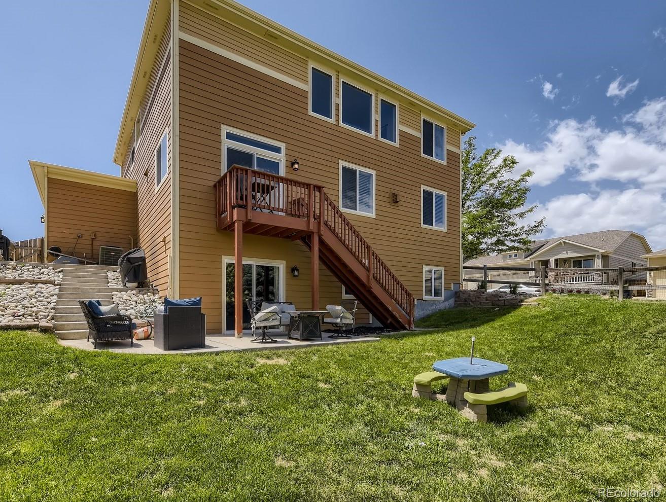 17021 White Alba Lane Parker, CO 80134 - Photo 21 of 21 a front view of a house with garden