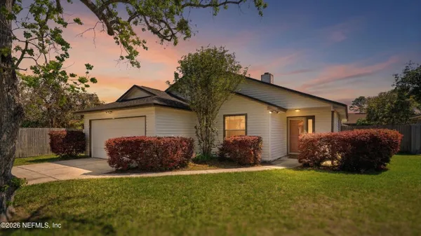 a house view with a outdoor space