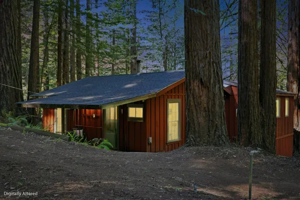 a view of a house with a porch