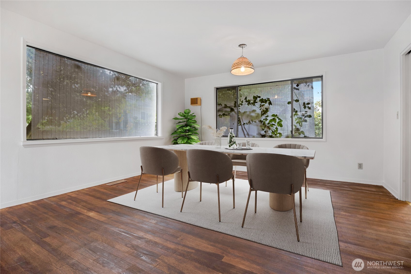 611 3rd Avenue North Edmonds, WA 98020 - Photo 7 of 28 a view of a dining room with furniture window and wooden floor