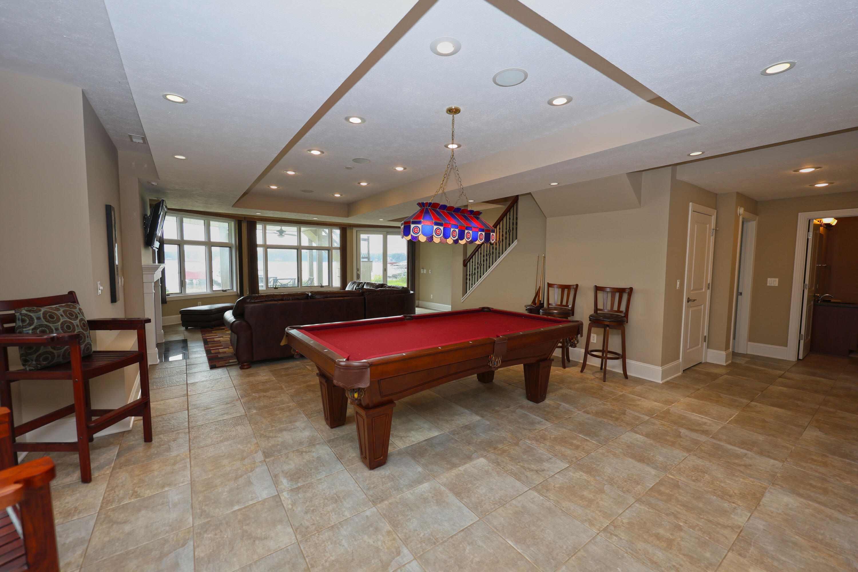 31161 County Line Road Dowagiac, MI 49047 - Photo 48 of 82 Lower Level Game Area.