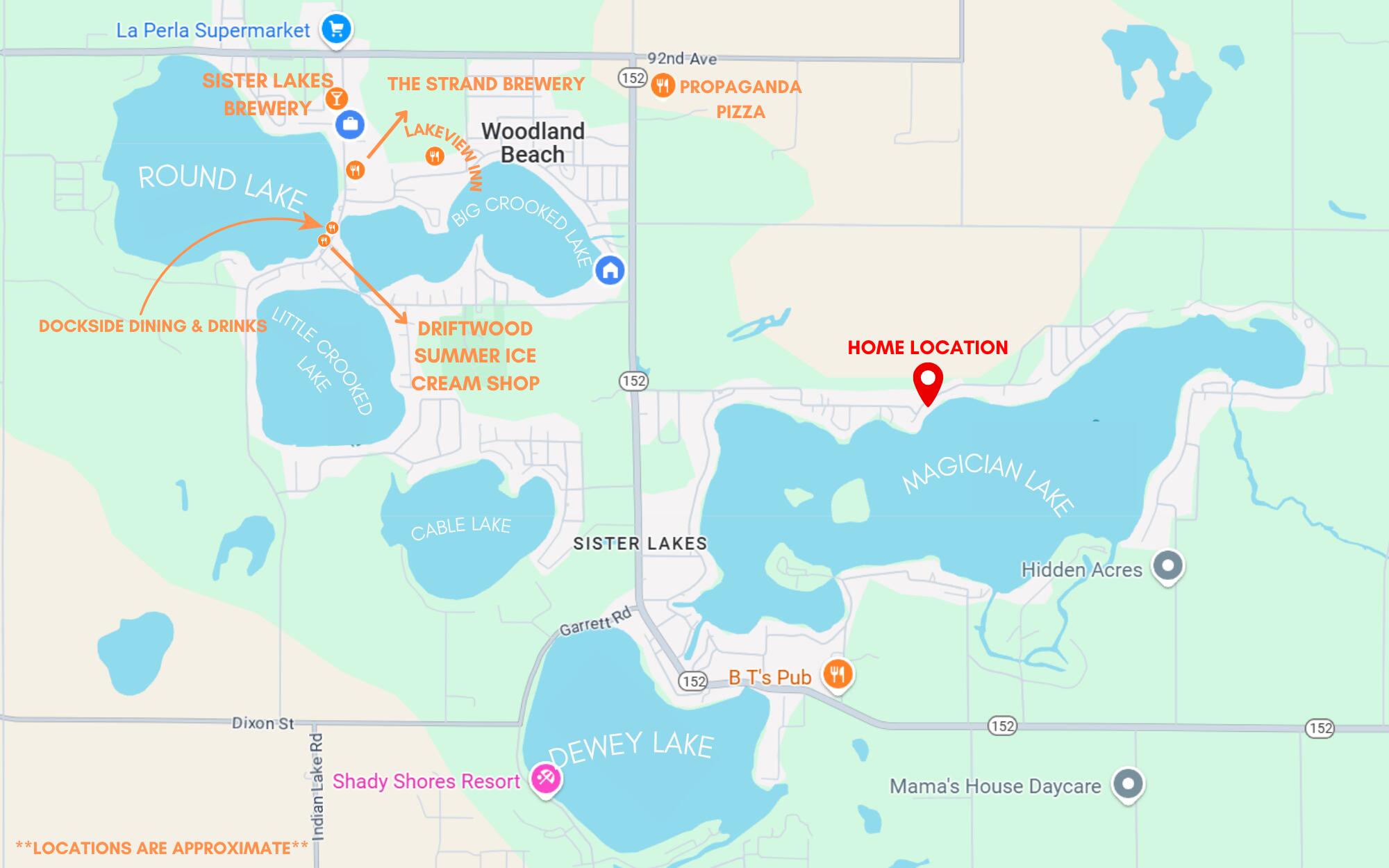 31161 County Line Road Dowagiac, MI 49047 - Photo 67 of 82 Map of Sister Lakes - POI
