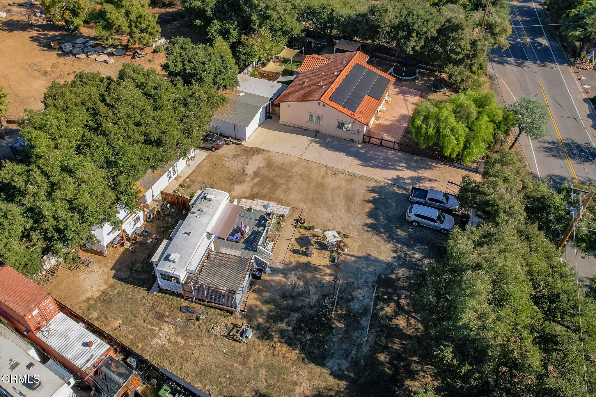 717 West Villanova Road Ojai, CA 93023 - Photo 33 of 33 an aerial view of a house with outdoor space