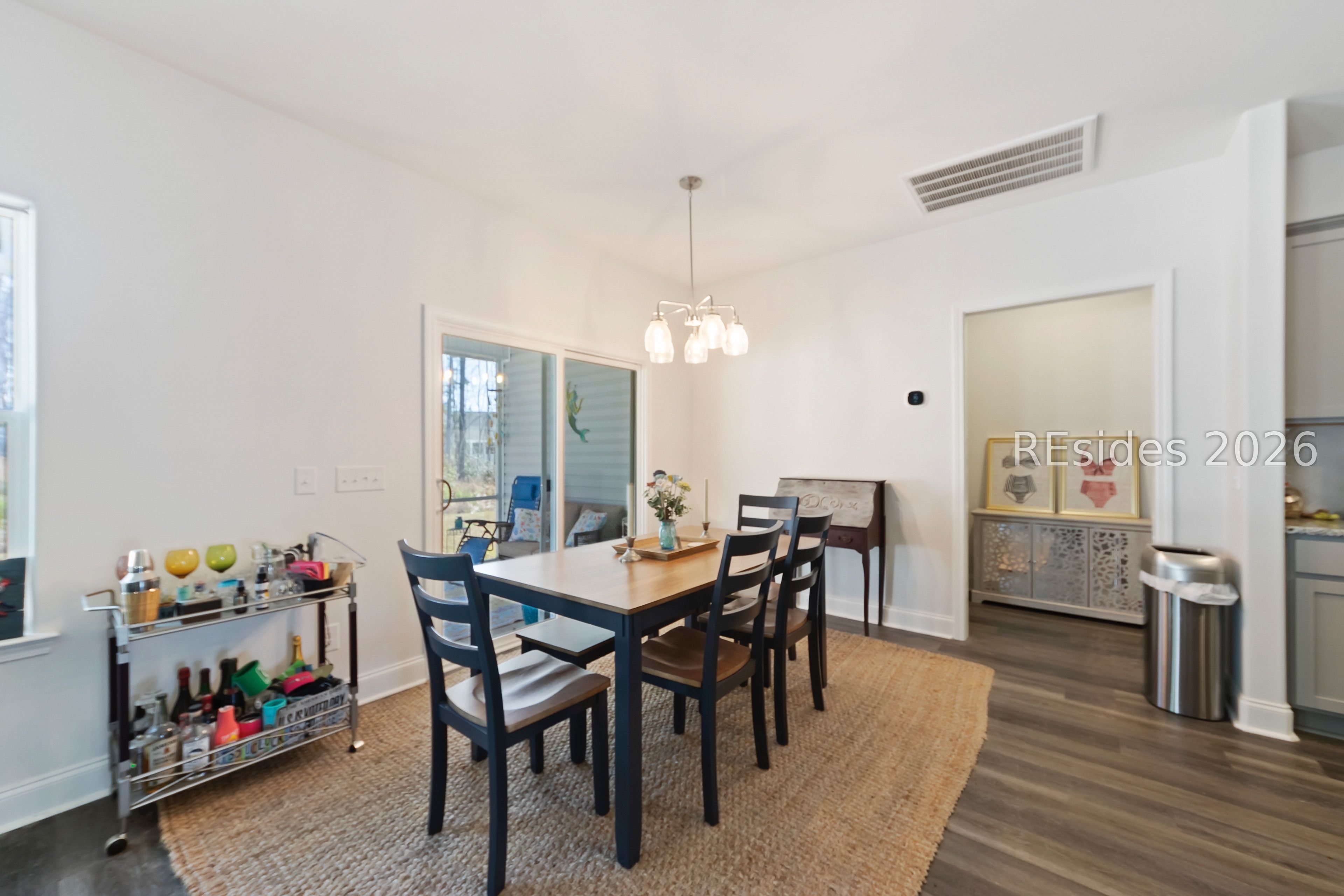 58 Banner Lane Ridgeland, SC 29936 - Photo 12 of 32 Dining Area Open to Kitchen with LVP