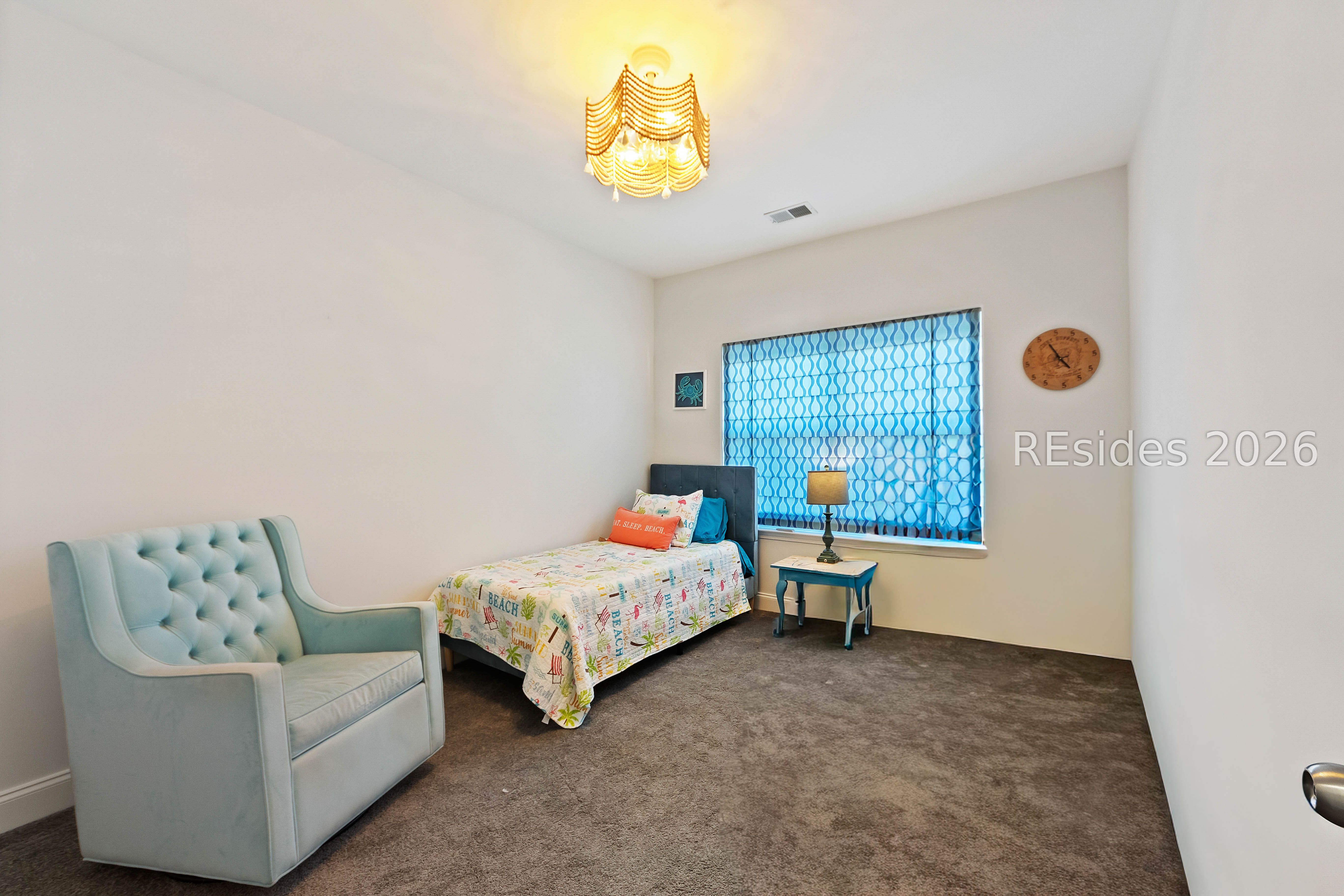 58 Banner Lane Ridgeland, SC 29936 - Photo 31 of 32 2nd Bdrm w/upgraded carpet, lighting & window trea