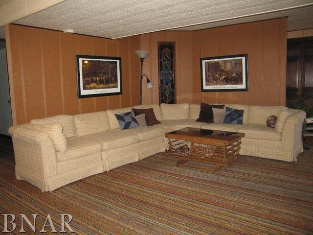 5801 Viking Road Clinton, IL 61727 - Photo 18 of 27 a living room with furniture and a wooden floor