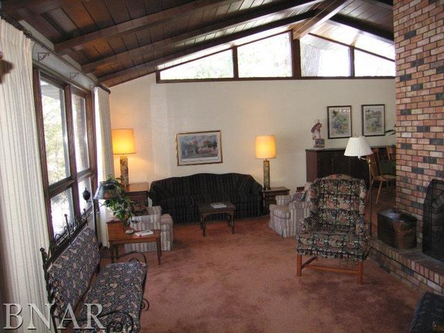 5801 Viking Road Clinton, IL 61727 - Photo 10 of 27 a living room with furniture and a fireplace