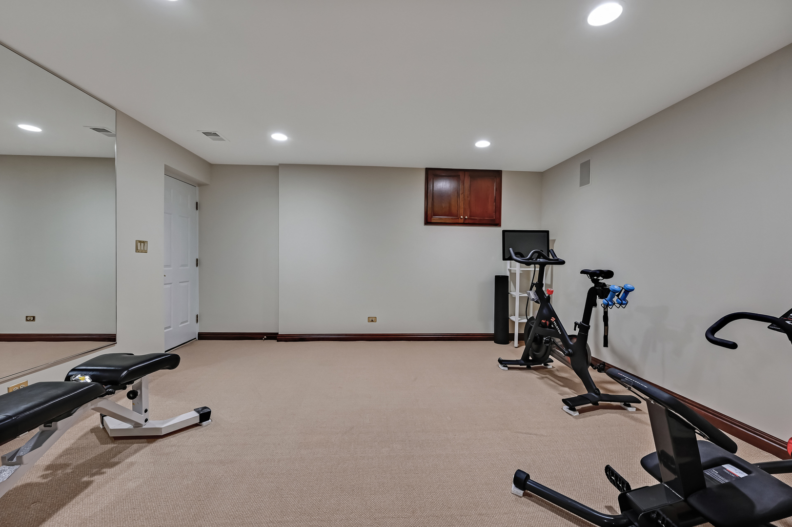 5 Norman Court Burr Ridge, IL 60527 - Photo 40 of 52 a view of a room with gym equipment