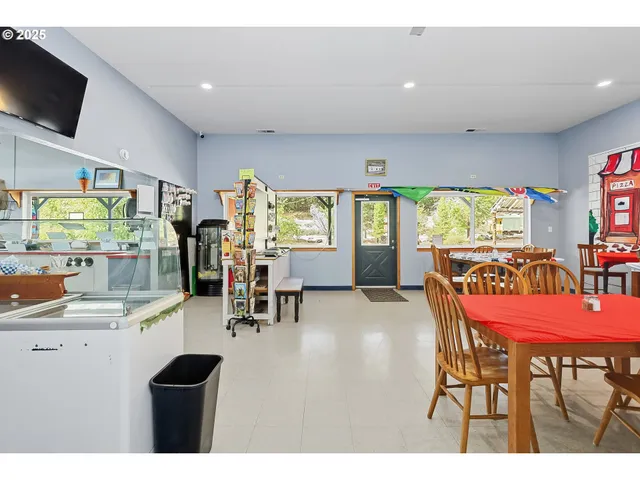 a very nice looking room with a dining table