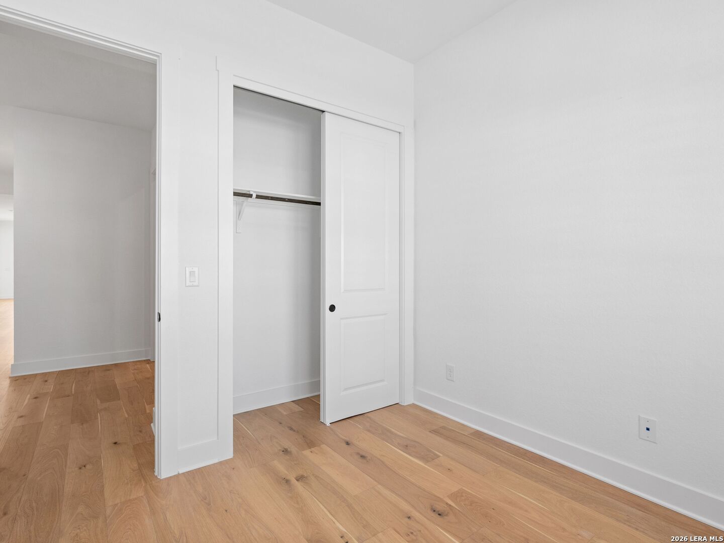 241 Sentido Boerne, TX 78006 - Photo 29 of 53 a view of an empty room with wooden floor and closet
