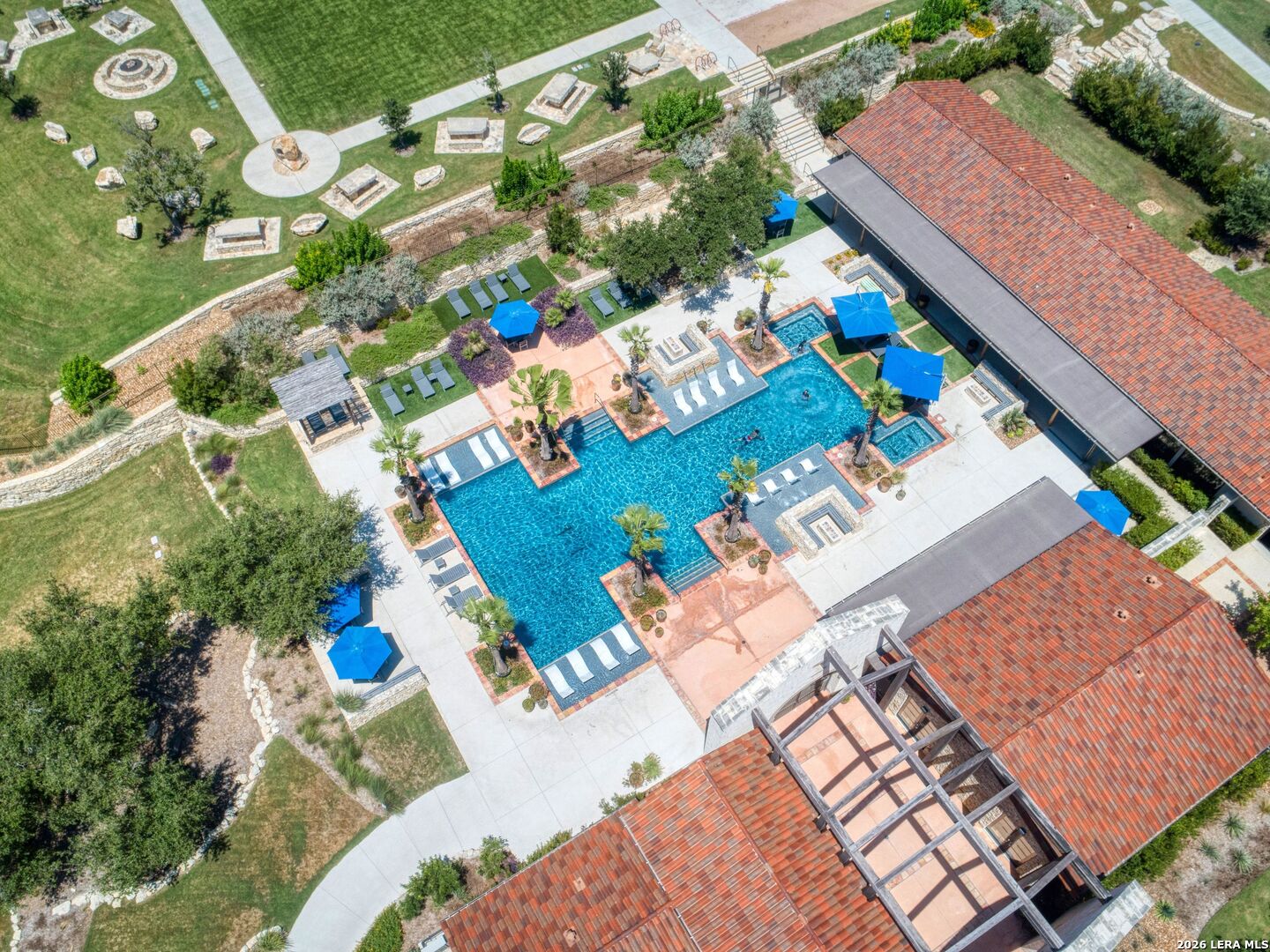 241 Sentido Boerne, TX 78006 - Photo 43 of 53 an aerial view of a house a garden and patio