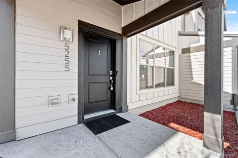 a view of a entryway door of the house