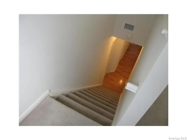 a view of an outdoor space and staircase