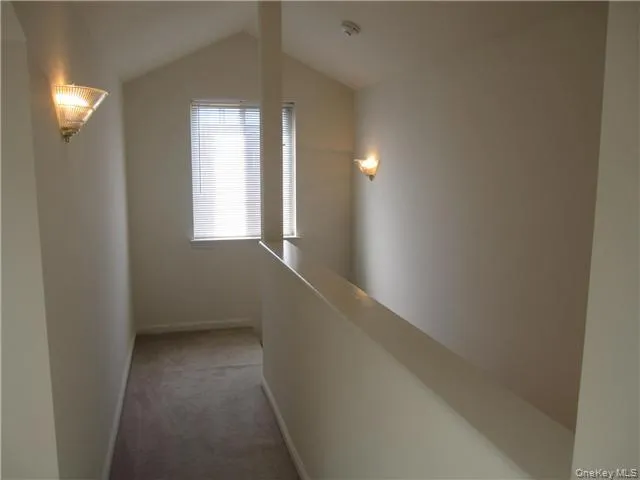 a view of hallway with window