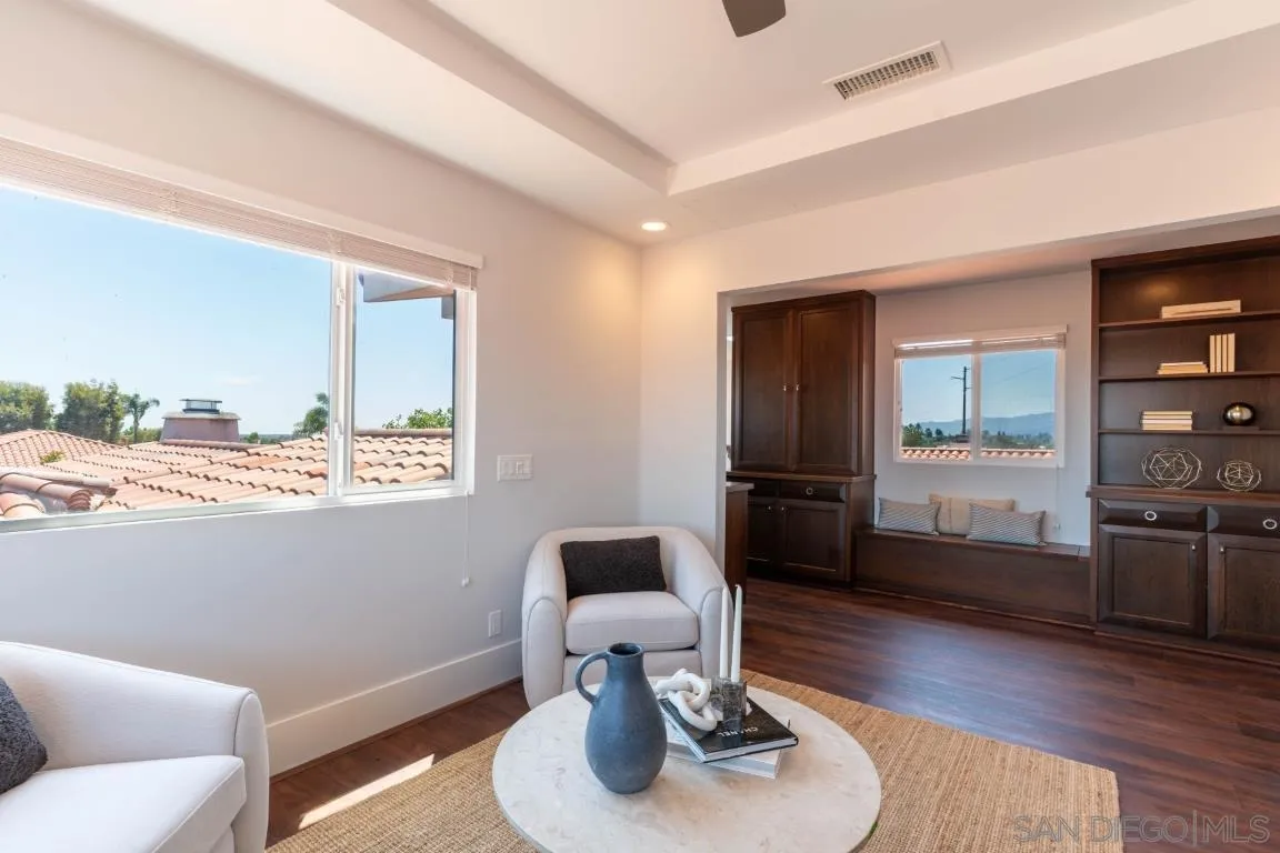 907 Ridge Heights Drive Fallbrook, CA 92028 - Photo 36 of 70 a living room with furniture window and wooden floor
