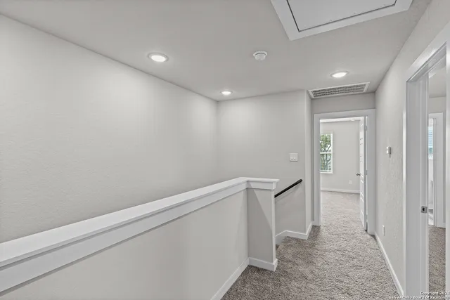 a view of an empty room