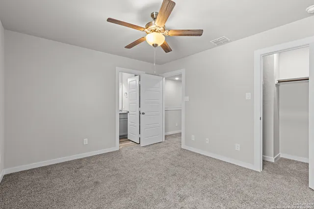 a view of an empty room